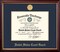 Patriot Frames Coast Guard 8.5x11 Discharge Petite Frame with Gold Medallion